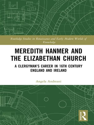 cover image of Meredith Hanmer and the Elizabethan Church